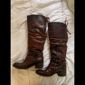 Freebird Knee-High Chapo Boots - Lace Up